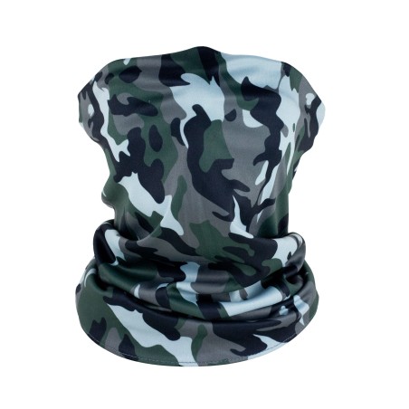 urban camo print neck gaiter