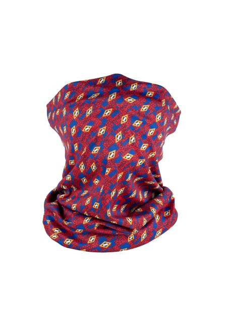 stylish neck gaiter mask in anti bacterial fabric