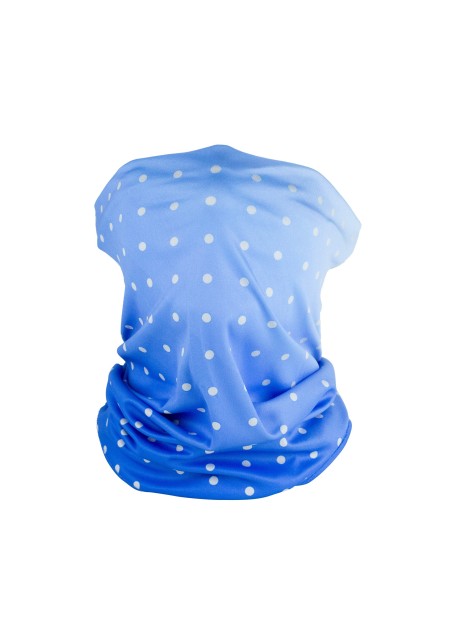 ombre polka dot neck gaiter mask