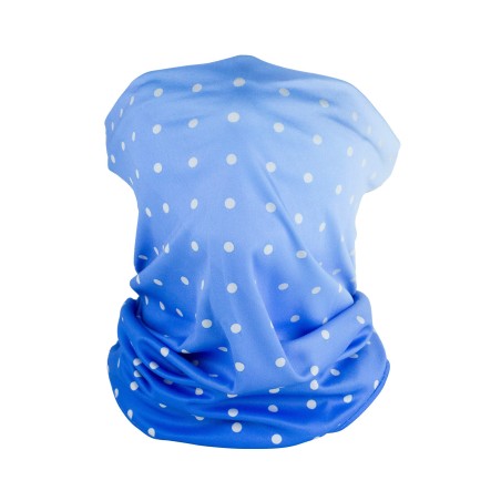 ombre polka dot neck gaiter mask