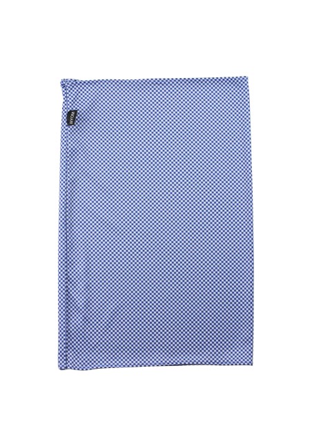 gaiter scarf checks light blue
