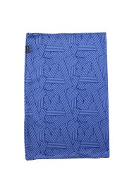 Trendy Geo Print Gaiter Mask | Graphic Print Neck Gaiter in Blue