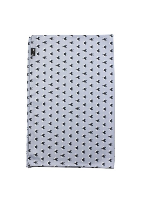Badger Print Gaiter | Sports Gaiter with Badger Print in Silver Gray