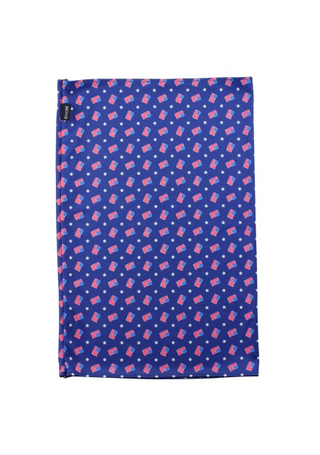 USA Flag Gaiter | Neck Gaiter with USA Flag Print in Royal Blue