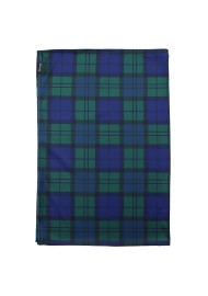 Tartan Plaid Gaiter | Neck Gaiter Mask in Hunter Green and Navy Tartan Check