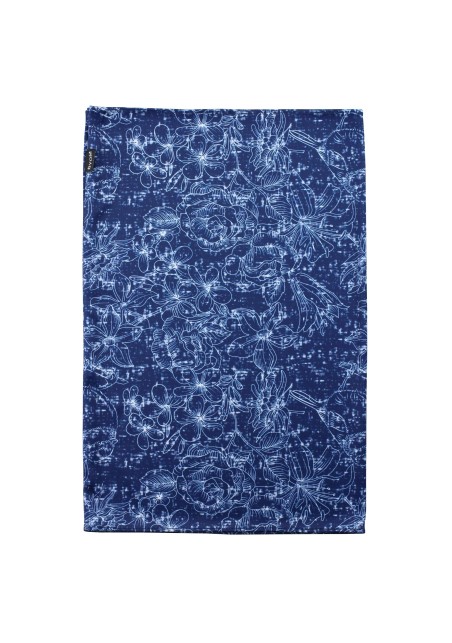 japanese flower bird print gaiter