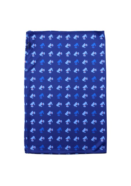 dog print neck gaiter mask