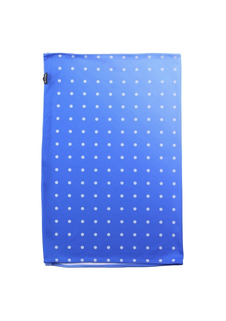 ombre polka dot gaiter in blue