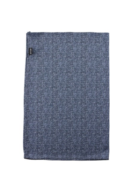 gray check neck gaiter