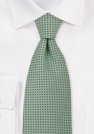 Tea Green Silk Necktie