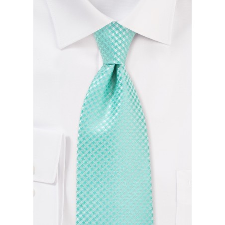 Check Design XL Tie in Pool Blue