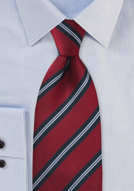 Classic Regimental Striped Kids Tie
