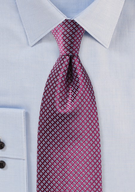 Grape Colored Silk Tie by Chevalier