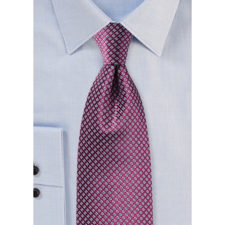 Grape Colored Silk Tie by Chevalier