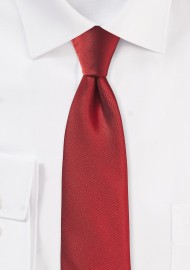 Paprika Red Skinny Tie