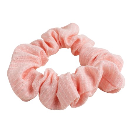 peach hair scrunchie
