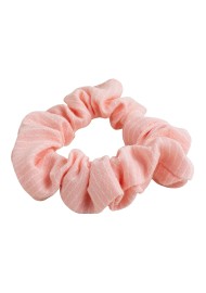 peach hair scrunchie