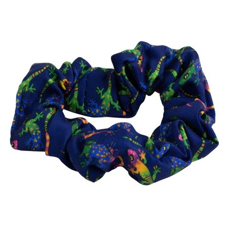 gecko print scrunchie