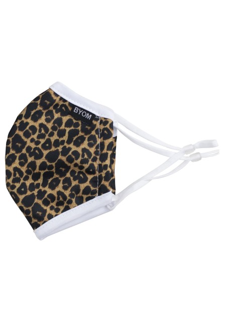 cheetah print kids face mask