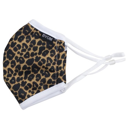 cheetah print kids face mask