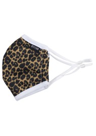 cheetah print kids face mask