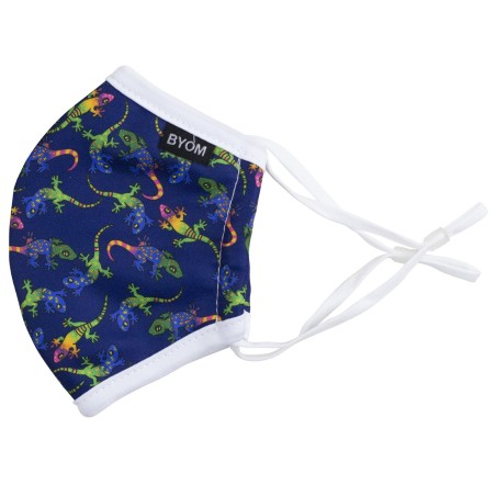 gecko print face mask for kids