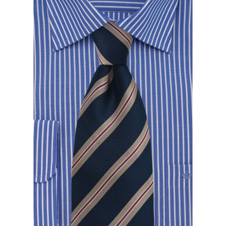 Midnight Blue Regimental Tie