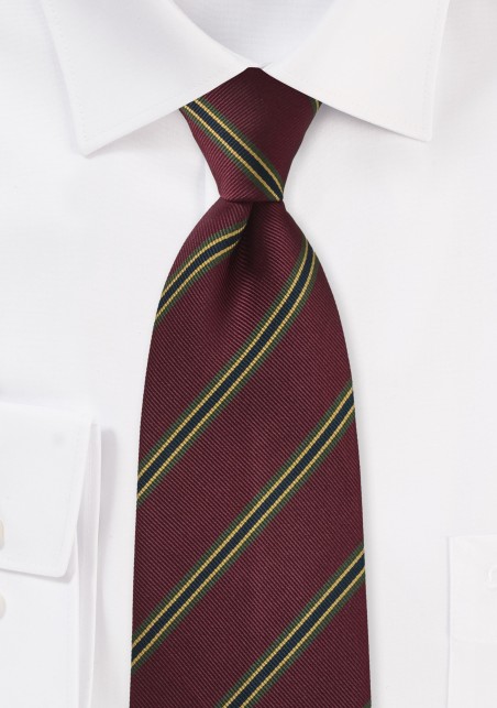 Cultivated Tie in Saturated Merlot