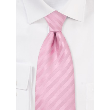 Mens Tie in Rose-Pink