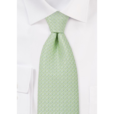Tea Green Mens Necktie