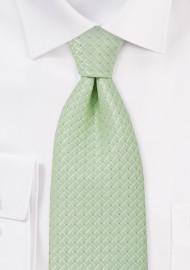 Tea Green Mens Necktie