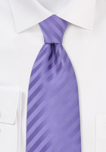Solid Lavender-Purple Kids Tie