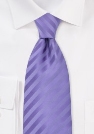 Solid Lavender-Purple Kids Tie