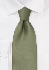 Dark Sage Green Kids Silk Tie