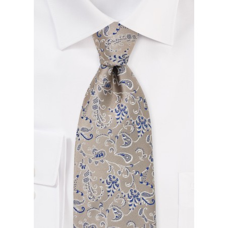 Champagne Silk Tie by Chevalier