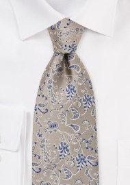 Champagne Silk Tie by Chevalier