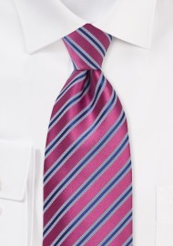 Dark Watermelon - Royal Blue Tie