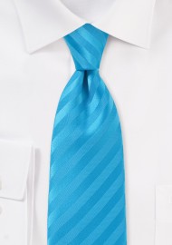 Monochromatic Striped Tie in Malibu Ble