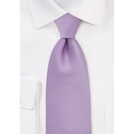 Kids Length Tie in Vintage Lilac