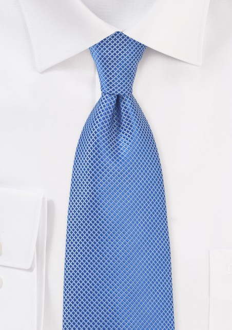 Cobalt Blue Textured Necktie