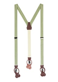 Light Sage Colored Suspenders