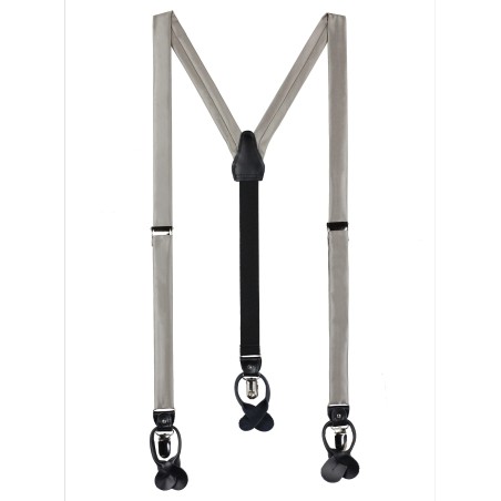 Mercury Silver Dress Suspenders