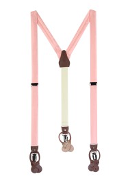 Candy Pink Dress Suspenders