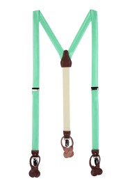 Bright Mint Green Summer Suspenders
