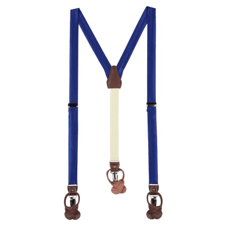Royal Blue Mens Suspenders