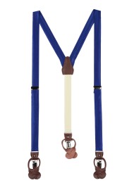 Royal Blue Mens Suspenders