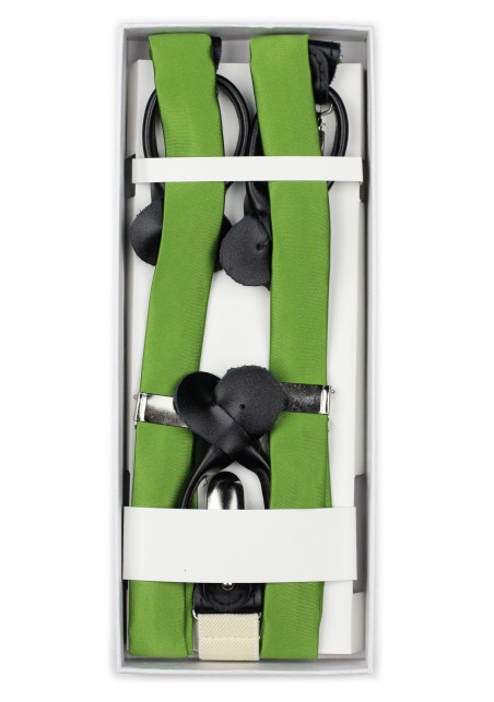 Fern Green Mens Suspenders in Box