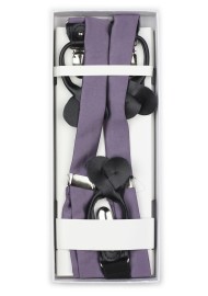 Wisteria Colored Suspenders