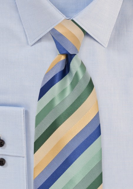 Striped Tie in Pastels