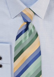 Striped Tie in Pastels